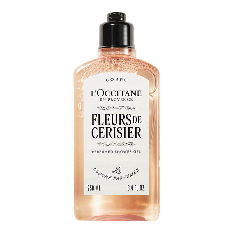 王府井免税L'OCCITANE欧舒丹甜蜜樱花香沐浴露250ml清洁控油留香