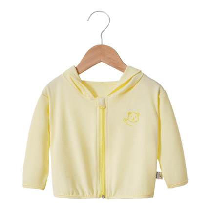 婴儿衣服连帽夏季遮阳防晒衣外套夏装女童宝宝男童薄款运动上衣