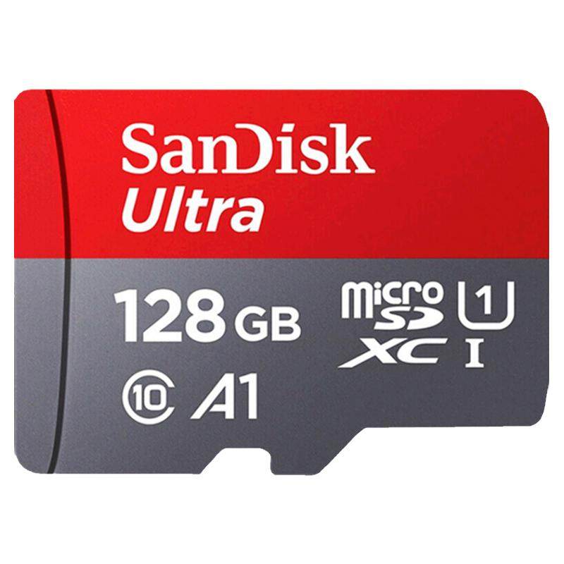 闪迪128g内存卡高速tf卡小米监控行车记录仪大容量存储卡fat