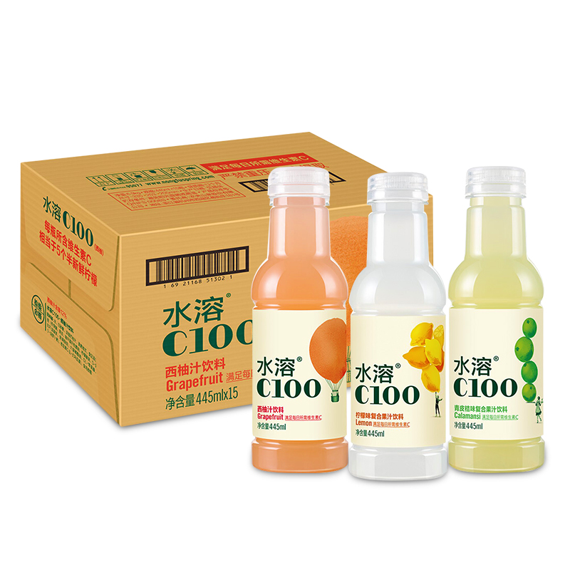 农夫山泉水溶C100445ml瓶装
