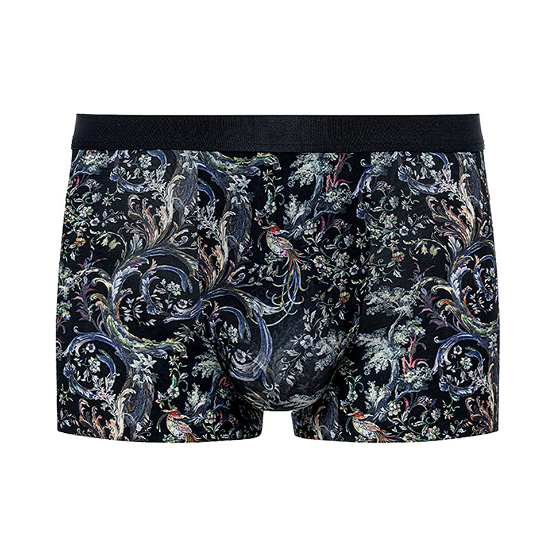 【USPACE】爱慕先生U型裤男士包腰国风印花平角内裤26春夏