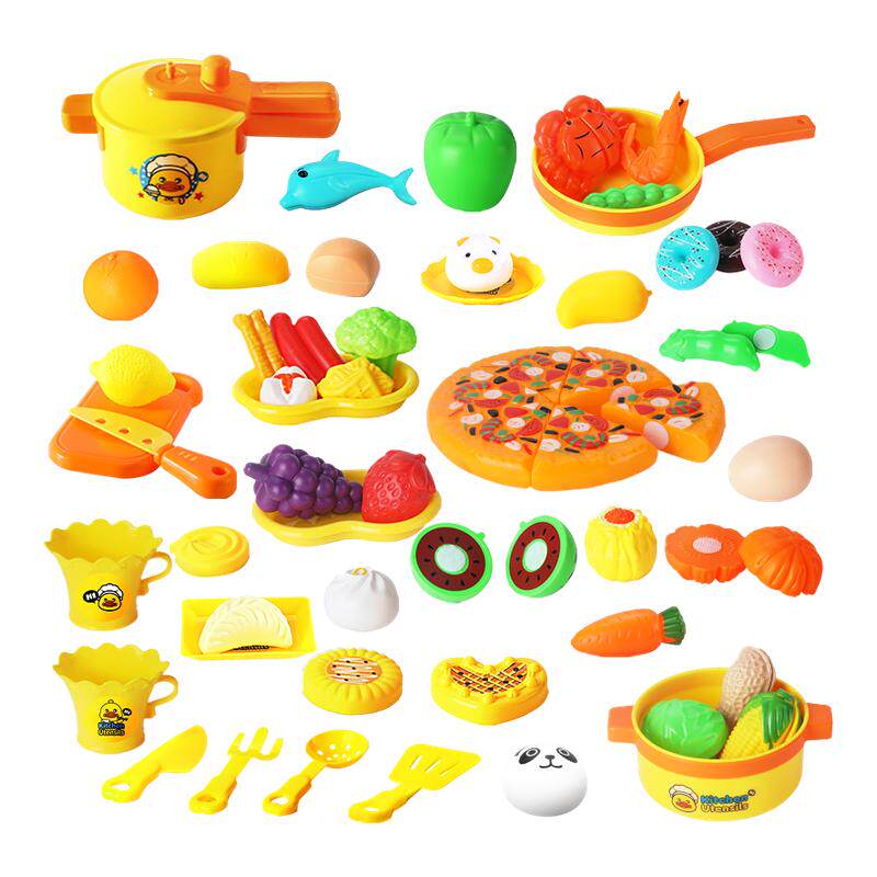 水果切切乐玩具儿童益智仿真披萨过家家女孩蔬菜厨房套装宝宝礼物