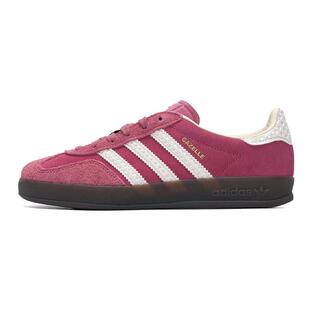 阿迪达斯三叶草粉色德训鞋女鞋春季新款T头鞋休闲鞋正品低帮板鞋