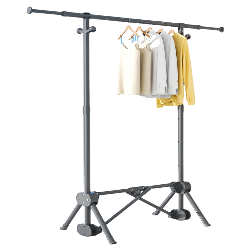 家用晾衣架落地式卧室衣帽架小型简易室内挂衣架折叠收纳衣服架子,收纳整理,置地/升降晾晒衣架,淘宝优惠券,粉丝福利购,淘宝优惠卷