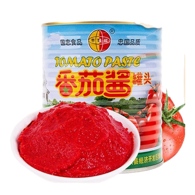 半球红新疆番茄酱无添加家用罐头