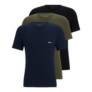 T恤三件装 针织基础款 100%棉 男士 T恤 BOSS博斯