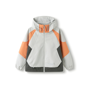 巴拉巴拉童装男童冲锋外套儿童上衣春秋装新款防泼水大童户外三防