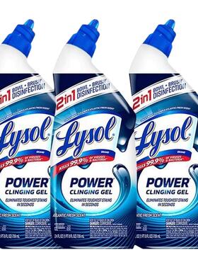 Lysol乐守洁厕灵液厕所马桶清洁剂除垢去渍除臭杀菌消毒滴露子品