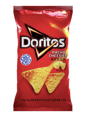 台版多力多滋Doritos超浓芝士味玉米片175g 薯片休闲膨化零食品