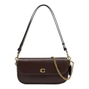 翻盖皮质手提包肩背日常休闲链条包挎包 Brook CAN90 Coach 蔻驰