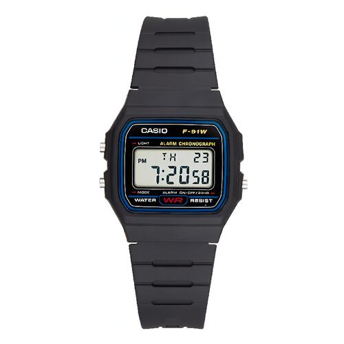 卡西欧F91W-1全数字防水夜光手表