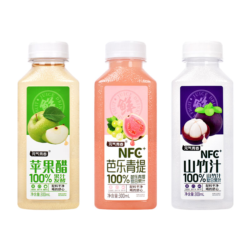 元气青春芭乐青提山竹汁苹果醋