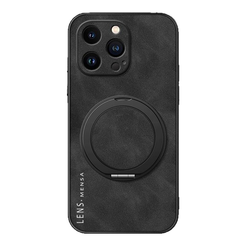 适用苹果17手机壳iphone16promax新款15/17air/13旋转支架14男款磁吸12羊巴皮11软x外壳xsmax潮流英文8plus