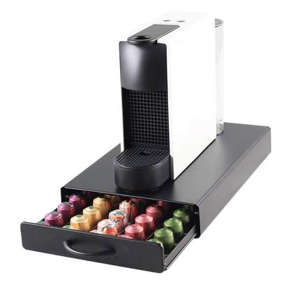 雀巢nespresso胶囊咖啡收纳盒展示架置物架抽屉胶囊盒咖啡机底座