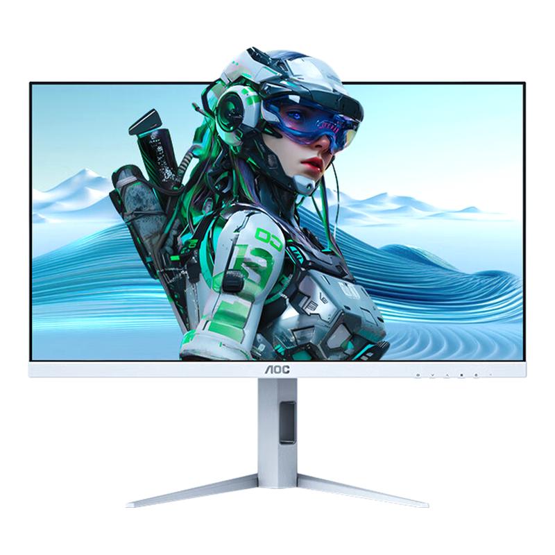 AOC 27Ӣ2K300Hz羺IPSɫʾĻQ27G4SL/WSԲƫ1599Ԫ