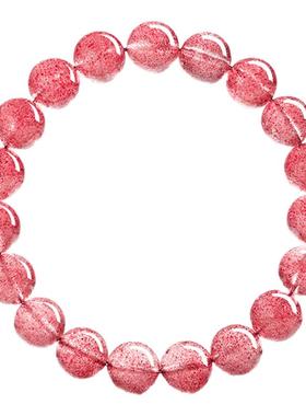 普陀山草莓晶手串女款水晶手链