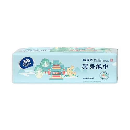 维达厨房专用抽纸80抽