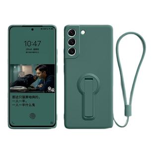 适用三星S25Ultra手机壳高级感GalaxyS24自带支架液态硅胶s23 保护套s22全包镜头s21fe防摔男女超薄简约软