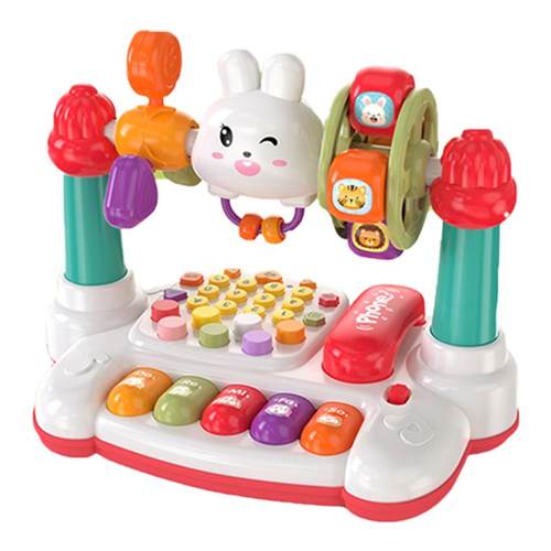 婴儿多功能兔子故事机仿真电话机宝宝音乐早教益智玩具儿歌0-1岁