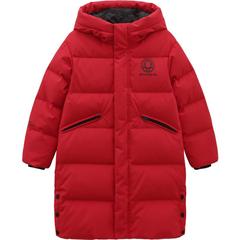 【清仓福利】波司登儿童羽绒服女童中长款保暖外套冬季加厚连帽
