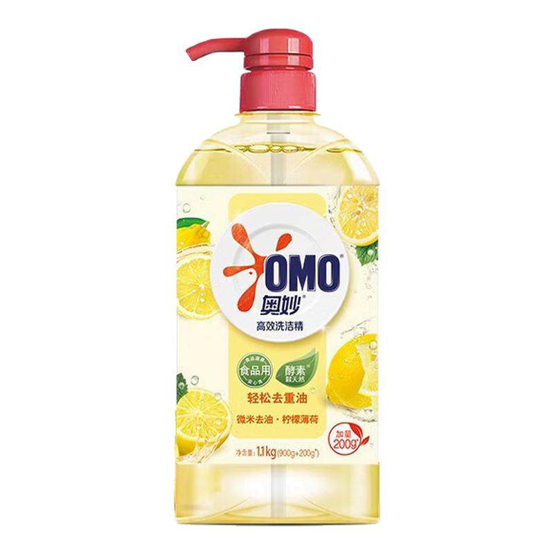 奥妙洗洁精1.1kg/瓶装微米去油柠檬薄荷香果蔬餐具净食品用,洗护清洁剂/卫生巾/纸/香薰,洗洁精,淘宝优惠券,粉丝福利购,淘宝优惠卷