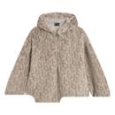 李宁外套女秋冬新款 连帽上衣休闲针织毛绒保暖潮流休闲运动夹克