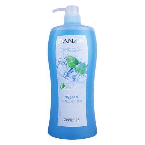 丹姿薄荷冰爽沐浴露玫瑰大容量正