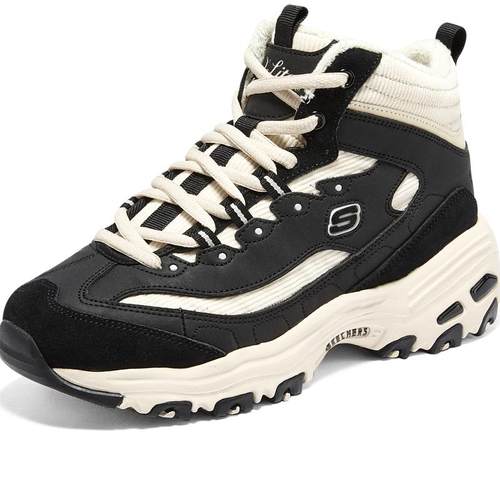 Skechers加绒复古高帮老爹鞋