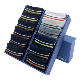 雪翅马袜子男士 长袜吸汗透气短袜字母运动男袜潮 中筒棉袜春秋四季