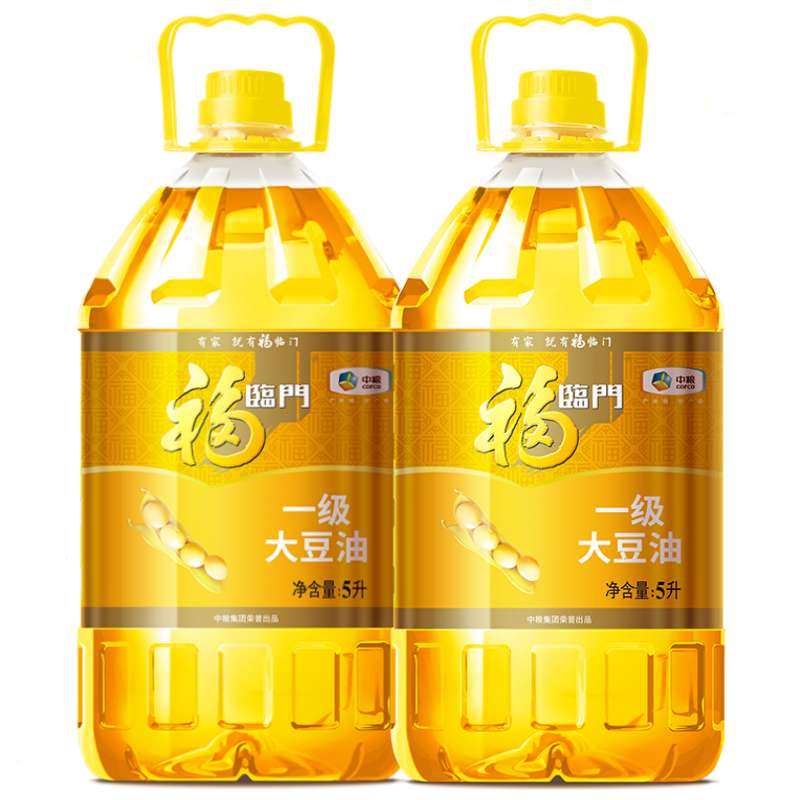 福临门一级大豆油5L*2桶 食用油 色拉油 家庭装 中粮出品,粮油调味/速食/干货/烘焙,大豆油,淘宝优惠券,粉丝福利购,淘宝优惠卷