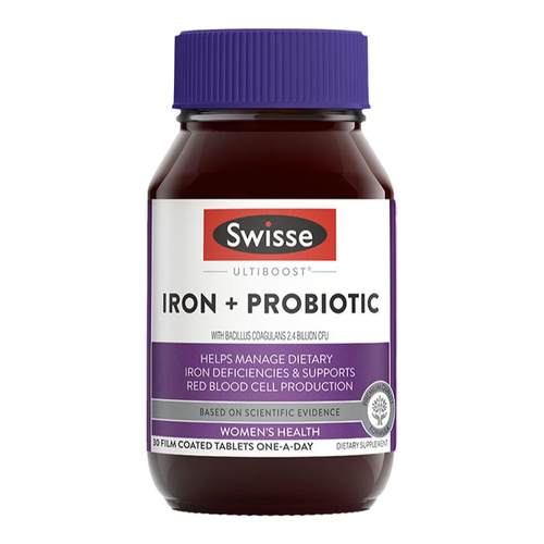 补充气血滋润肠道铁益生菌Swisse