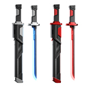 火花光剑七彩流光灯剑可充电火花石喷雾激光剑炫酷战刃男孩玩具