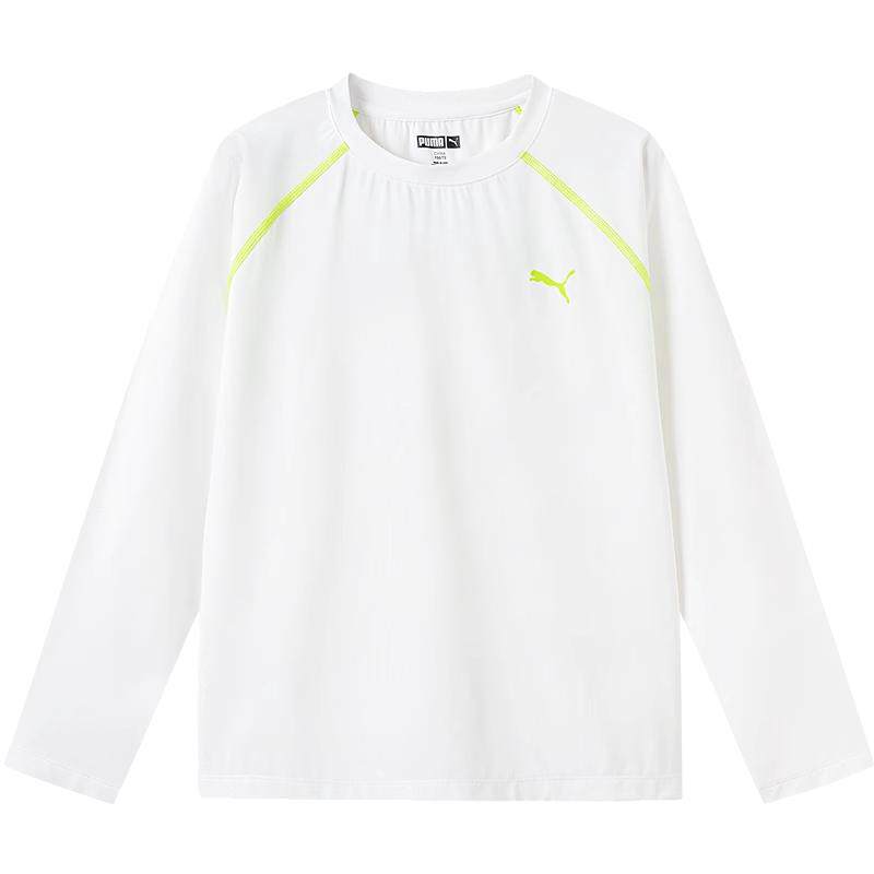 PUMA彪马男女长袖T恤春夏新款中大儿童速干衣运动休闲青少年训练f
