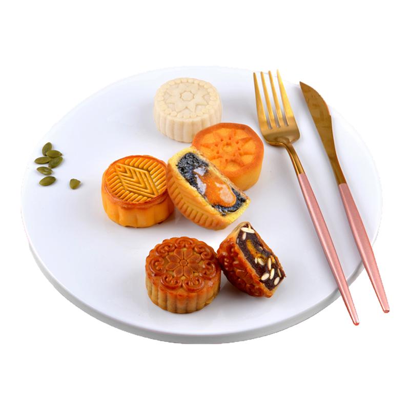 一知万广式小月饼1斤装蛋黄莲蓉红豆流心奶黄月饼散装中秋节团购