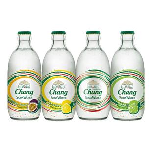 泰象苏打水泰国进口chang牌柠檬青柠百香果原味325ml 5瓶含气泡水