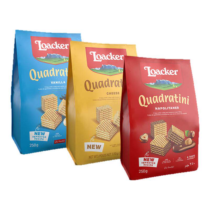 现货 Loacker莱家榛子威化饼干夹心意大利进口网红零食小吃