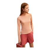 Amii黑色T恤女年秋季 网纱上衣 显瘦黑色打底衫 新款 半高领修身