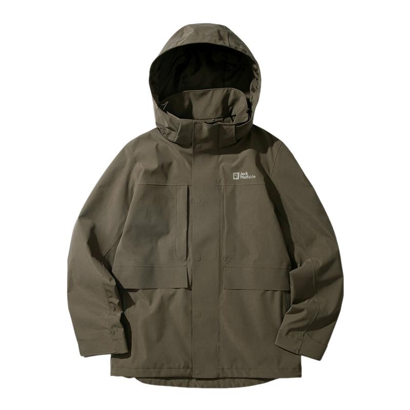 JackWolfskin狼爪新款TERRAL男士户外休闲防风防水冲锋衣5124031