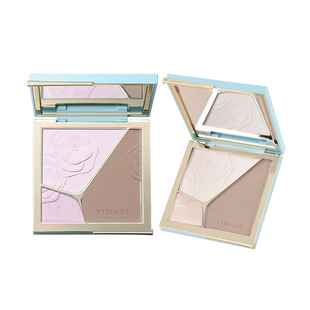 彩棠4.0三色修容盘哑光高光修容一体盘面部综合提亮侧影彩棠修容