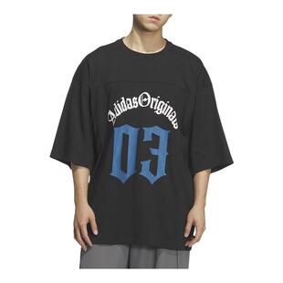 adidas阿迪达斯三叶草宽松中长半袖 T恤KT3039 夏男足球风短袖