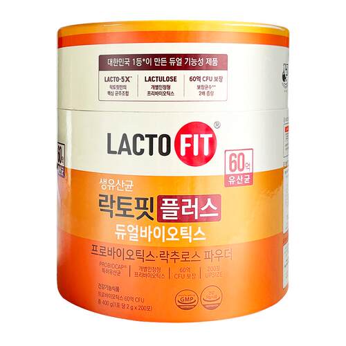 韩国钟根堂乐多飞益生菌200条/桶