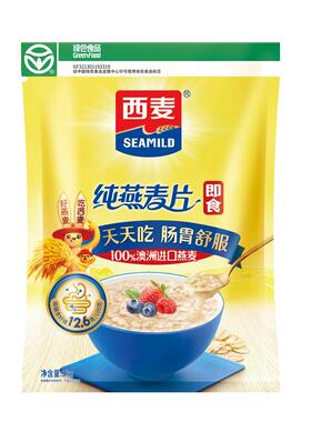 西麦燕麦片1000g即食谷物原味冲饮营养早代餐无蔗糖品牌官方授权