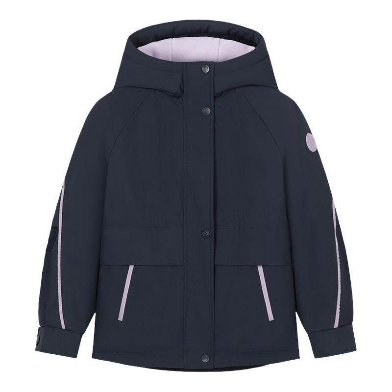 水孩儿儿童女童外套三防加绒厚秋冬新品风衣大童宝宝连帽儿童上衣