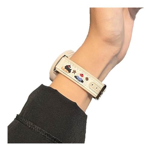 适用于华为手表gt6表带新款GT5运动智能腕带watch5/4彩印兔子GT4/3Pro保护套壳YS荣耀5pro秋冬女款高级感41mm