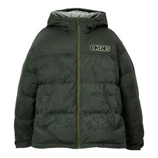 杰克琼斯男装士冬季羽绒服2025年新款刺绣抽绳连帽廓形保暖外套
