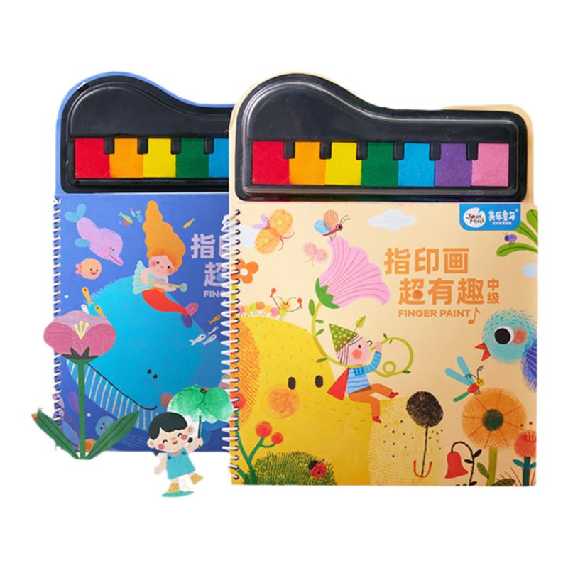 美乐童年指印画儿童颜料