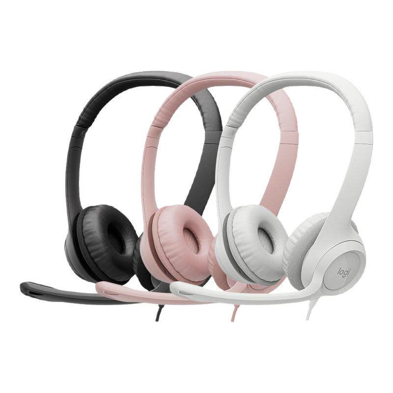 罗技H390/H340有线头戴式耳机耳麦电脑USB麦克风监听电话客服网课