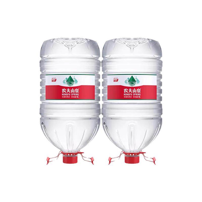 农夫山泉19L*2桶整箱大桶装19升天然家庭饮用水送货上门非矿泉水图片