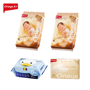 【百亿补贴】丸丫超呼吸拉拉裤尿不湿纸尿裤云柔巾湿巾新生礼包