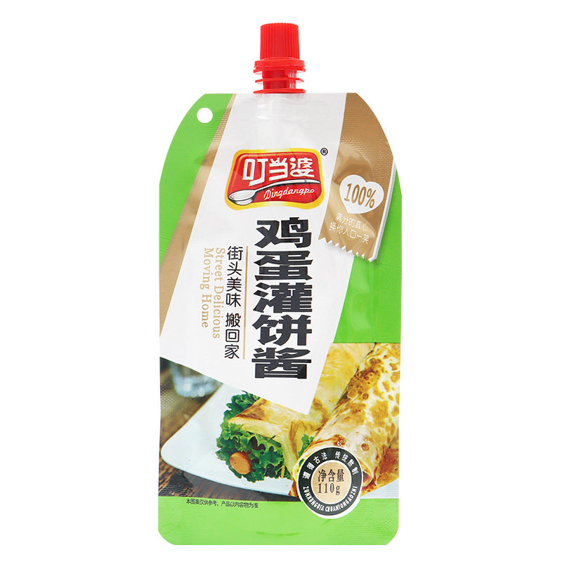 叮当婆鸡蛋灌饼酱家用110g小包装正宗烤冷面手抓饼煎饼果子专用酱